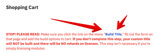 cart link