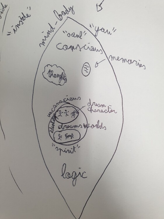 inside our mind-body "soul"