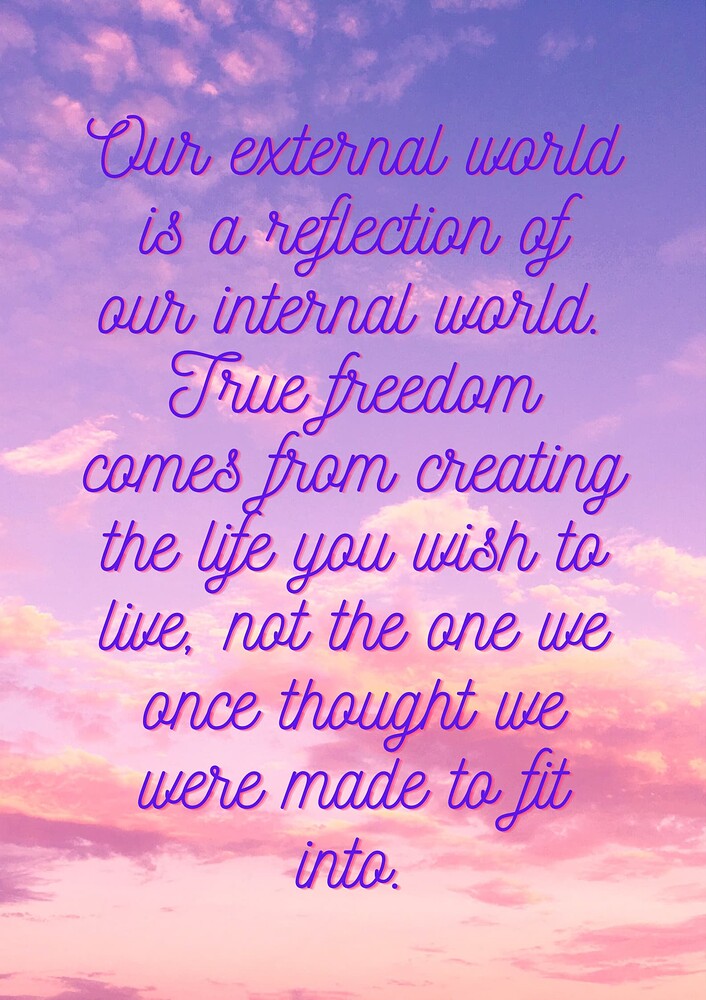 Pink Purple Cute Motivational Inspirational Quote Poster