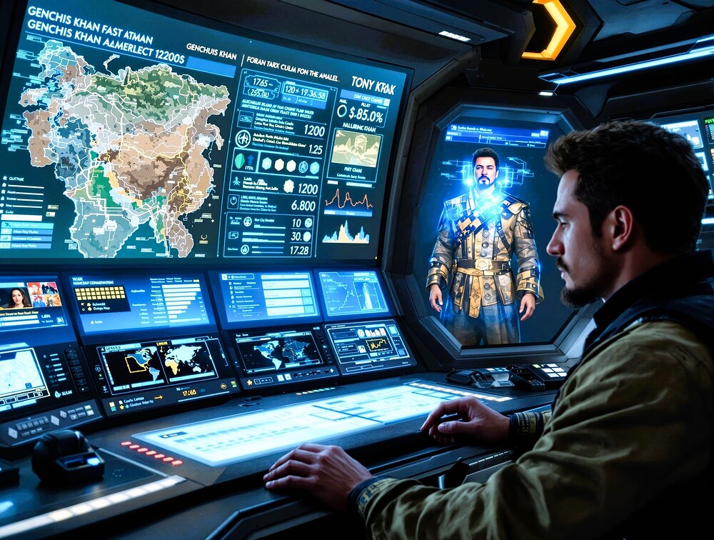 Khan scene