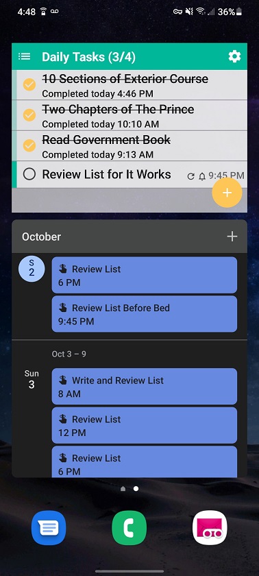 Home Screen Planner