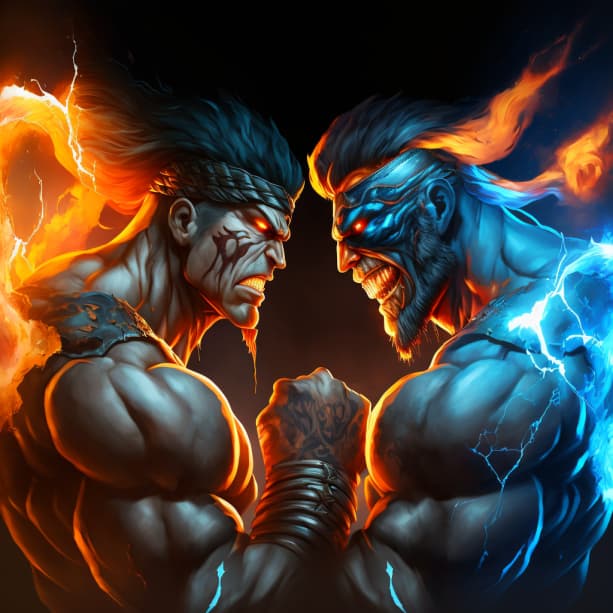 fightinh game fan art