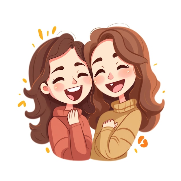 cartoon-characters-two-girls-laughing-laughing-together_863013-32441